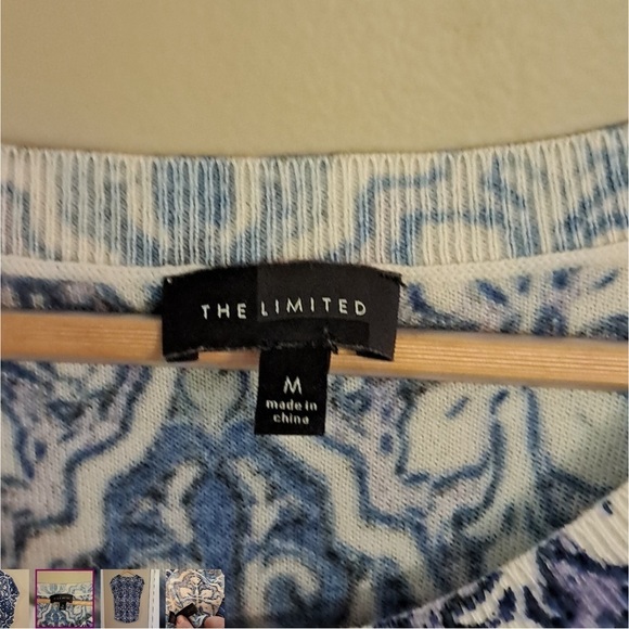 The Limited Very Soft Sleeveless Lightweight Sweater M - Picture 4 of 5